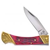 Frost Red Jigged Bone Lockback Knife