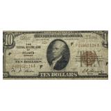 1929 Atlanta $10 Federal Reserve Note