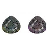 GIA Certified Pear 1.15 ct Color Change Sapphire