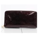Louis Vuitton Vernis Amarante Zippy Wallet