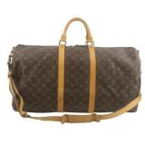 Louis Vuitton Monogram Keepall 55 Boston Bag