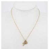 Givenchy Stone Cross Necklace