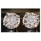 Round Brilliant 1/4 ct Diamond Stud Earrings