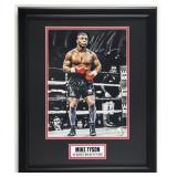 Autographed Mike Tyson Custom Framed Display