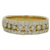 18k Gold 1.00 ct Natural VS Brilliant Diamond Ring
