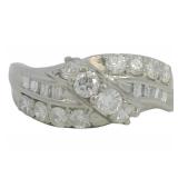 Platinum 1.02 ct Natural Brilliant Diamond Ring