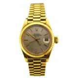 Rolex 18kt Gold Oyster Datejust Lady President