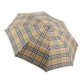 Burberry Unused Nova Check Folding Umbrella