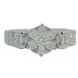 18kt White Gold 1.20 ct Natural VS Diamond Ring