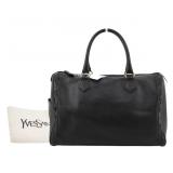 Yves Saint Laurent Leather Boston Bag
