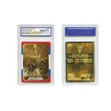 23K Gold 1998 Michael Jordan Fleer Rookie Card