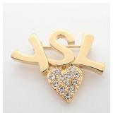 Yves Saint Laurent Brooch