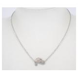 Christian Dior Logo Letter Necklace