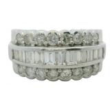 Platinum 1.50 ct Natural Brilliant VS Diamond Ring