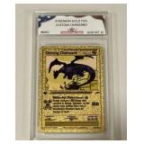 Pokï¿½mon Gold Custom Charizard Card