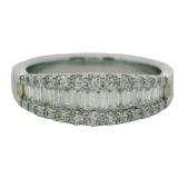 Platinum 1.00 ct Natural VS Brilliant Diamond Ring