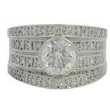 Platinum 1.83 ct Natural Round Diamond Ring