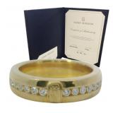 Harry Winston 18k 1.00 ct VVS Diamond Ring