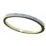 Channel Set 1/4 ct Diamond Wedding Band