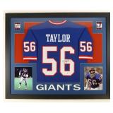 Autographed Lawrence Taylor Custom Framed Jersey