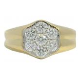 Men's 1.00 ct VS Lab Diamond Cluster Ring