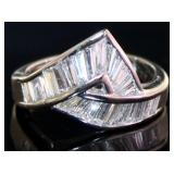 Platinum Natural 1.32 ct VS Diamond Ring