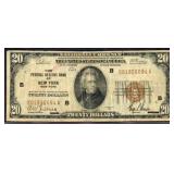 1929 $20 New York Federal Reserve Bank Note