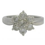 Platinum 1.00 ct Natural Diamond Ring