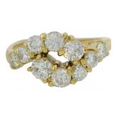 18k Gold 1.16 ct Natural Diamond Ring