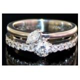 Platinum 3/4 ct VS Natural Brilliant Diamond Ring
