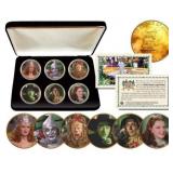 Wizard of Oz 24K Gold Plate 6-Coin Set