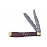 Blackhills Steel Rosewood Mini Trapper Knife