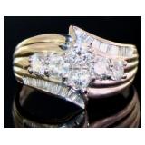 Platinum 1.00 ct Natural VS Brilliant Diamond Ring