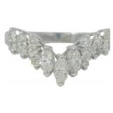 Platinum .52 ct Natural Diamond Ring