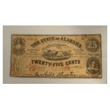 25 Cent State of Alabama Note