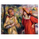 The Conversation Canvas by Pierre Auguste Renoir