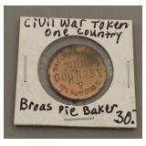 One Country Civil War Token