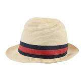 Gucci Sherry Ribbon Straw Hat Size Small