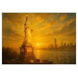 Statue Golden Glow LTD EDT Canvas Studio Van Gogh