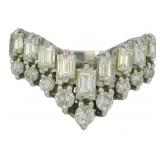 Platinum Natural 1.50 ct Brilliant Diamond Ring