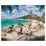 Mickey & Minnie in Florida by Kinkade Studios
