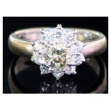 Platinum 1.00 ct Natural VS Brilliant Diamond Ring