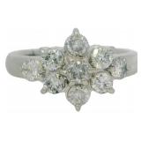 Platinum 1.00 ct Natural Diamond Ring