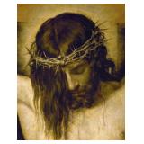 Crucified Christ (Detail of the Head) By Velï¿½zquez