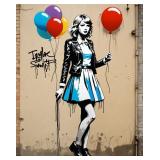 Taylor with Balloon II LTD Edition by Pop Avenue
