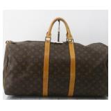 Louis Vuitton Monogram Keepall 55 Boston Bag