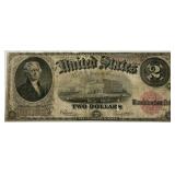 1917 $2 US Bank Note