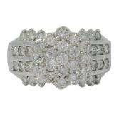 Platinum 1.00 ct Natural VS Diamond Ring