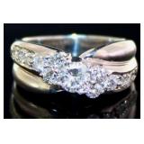Platinum Natural 1.00 ct Brilliant Diamond Ring
