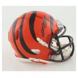 Autographed Joe Mixon Bengals Mini Helmet